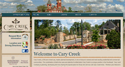 Desktop Screenshot of carycreek.com