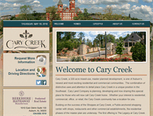 Tablet Screenshot of carycreek.com